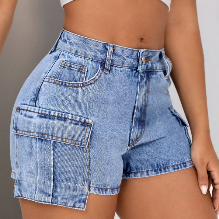 Denim shorts Pocket